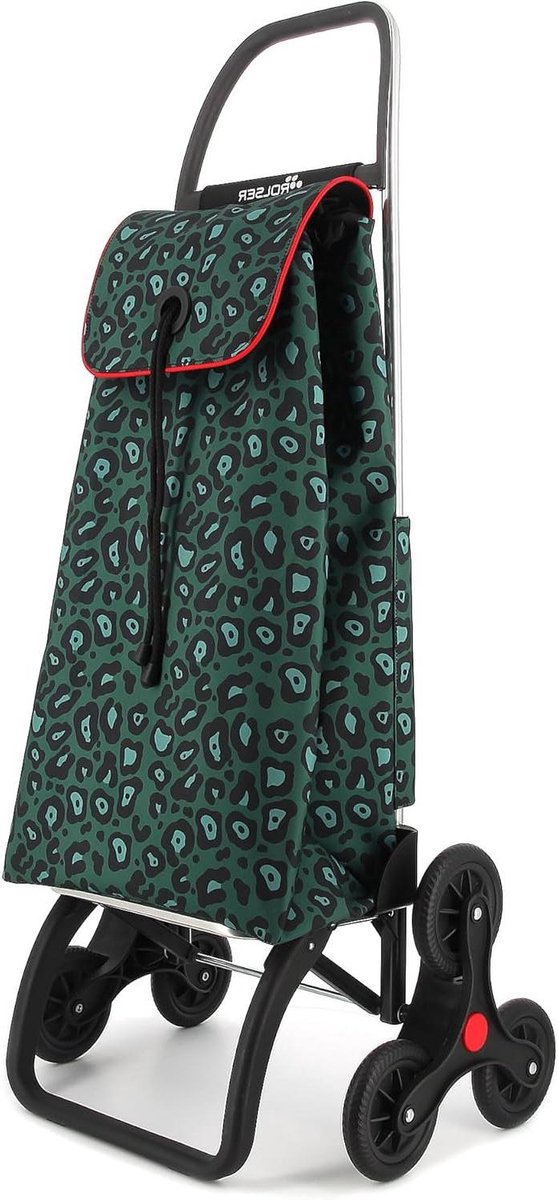 Boodschappentrolley - Winkelwagen - Boodschappen doen - Zes wielen - N.v.t. - Groen