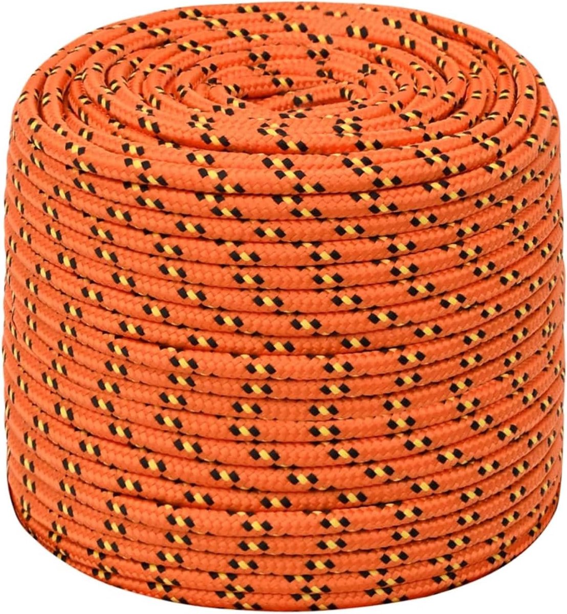 Boottouw - Vastzetkoord - Veilig Vastmaken - Weerbestendig Polypropyleen - 6 mm x 250 m - Oranje