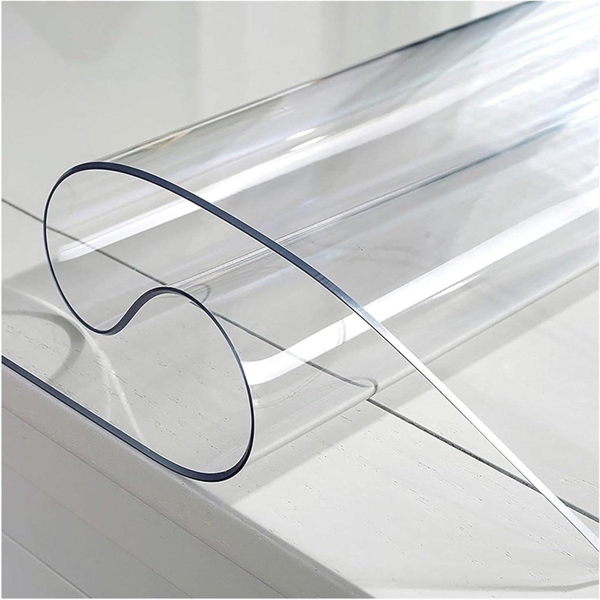 Tafelbeschermer PVC - Bureauonderlegger - Oppervlakken Beschermen - Waterdicht Hittebestendig - 90 x 180 cm - Transparant
