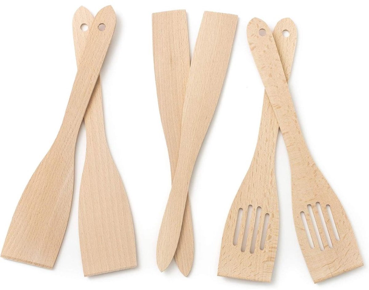 NBAP® Houten Bakspatel - Keukengerei - Spatel - keukentool