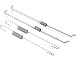 Dailygoods - Dailygoody - Snelheidsregeling Veer Generator Gouverneur - Vervangingsonderdelen - Geschikt voor Honda GX140 GX160 GX200 - Set van 2 - Inclusief gaskl