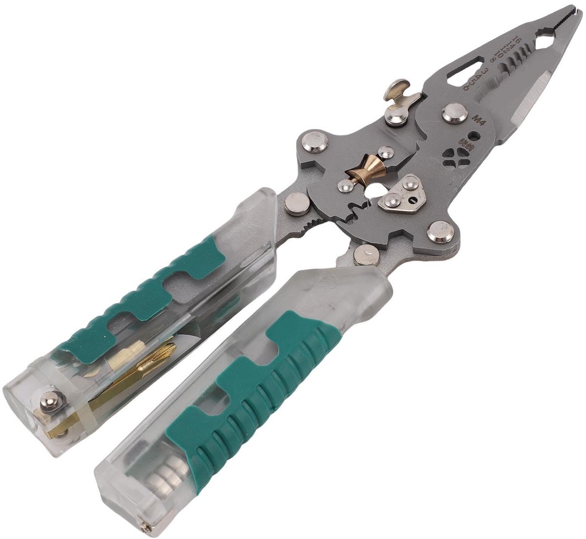 Dailygoods - 20-in-1 Multifunctionele Draadstripper met Spanningstest