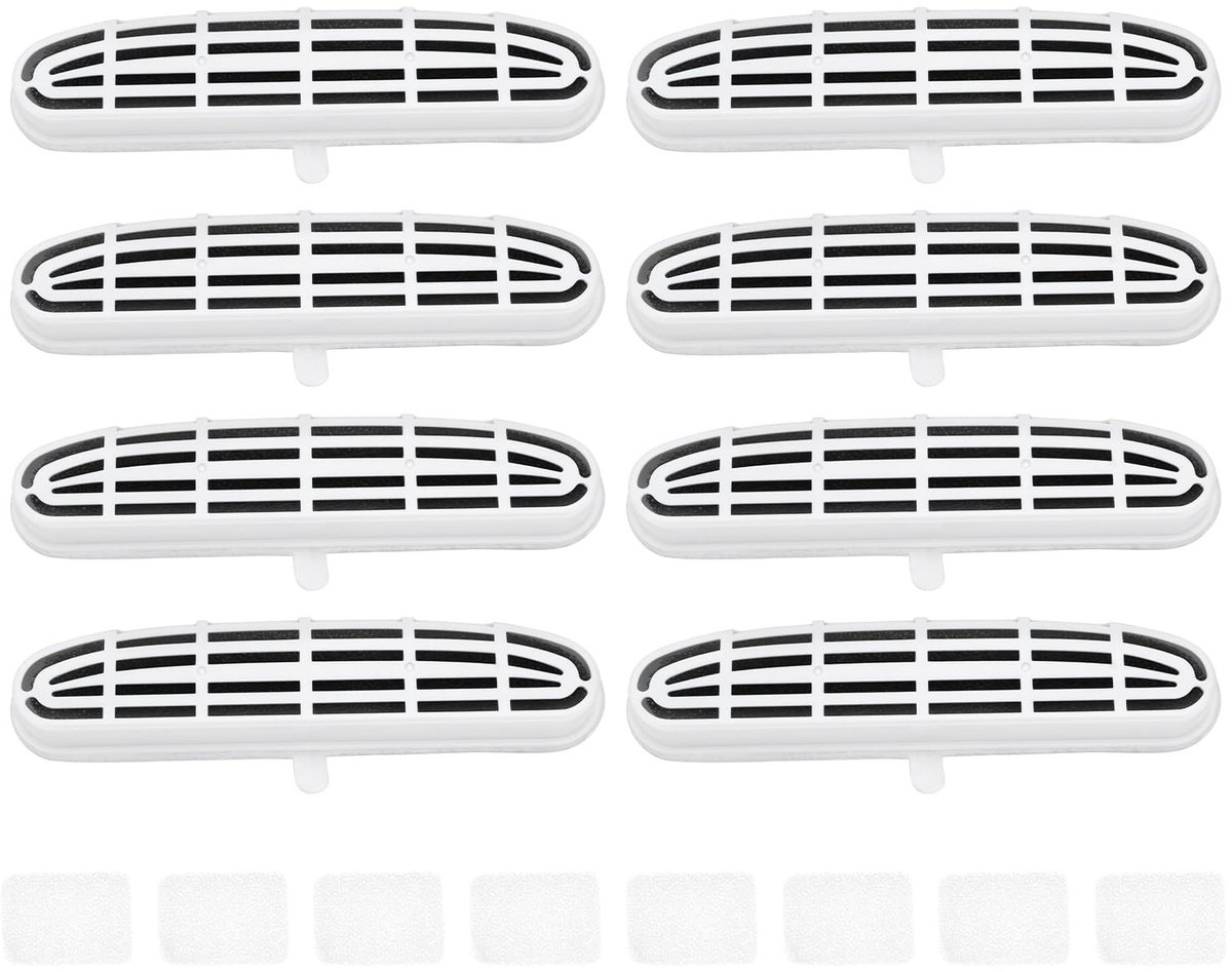 Dailygoods - 8 Stuks Roestvrijstalen Kattenfonteinfilters voor Huisdieren