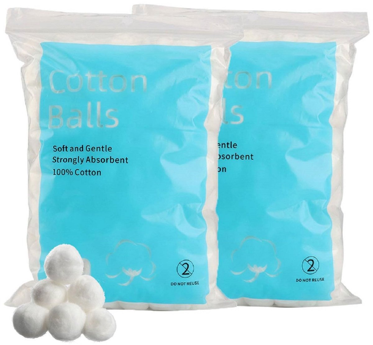 Dailygoods - Zachte Wattenballen van Natuurlijk Katoen voor Schoonheid en Verzorging