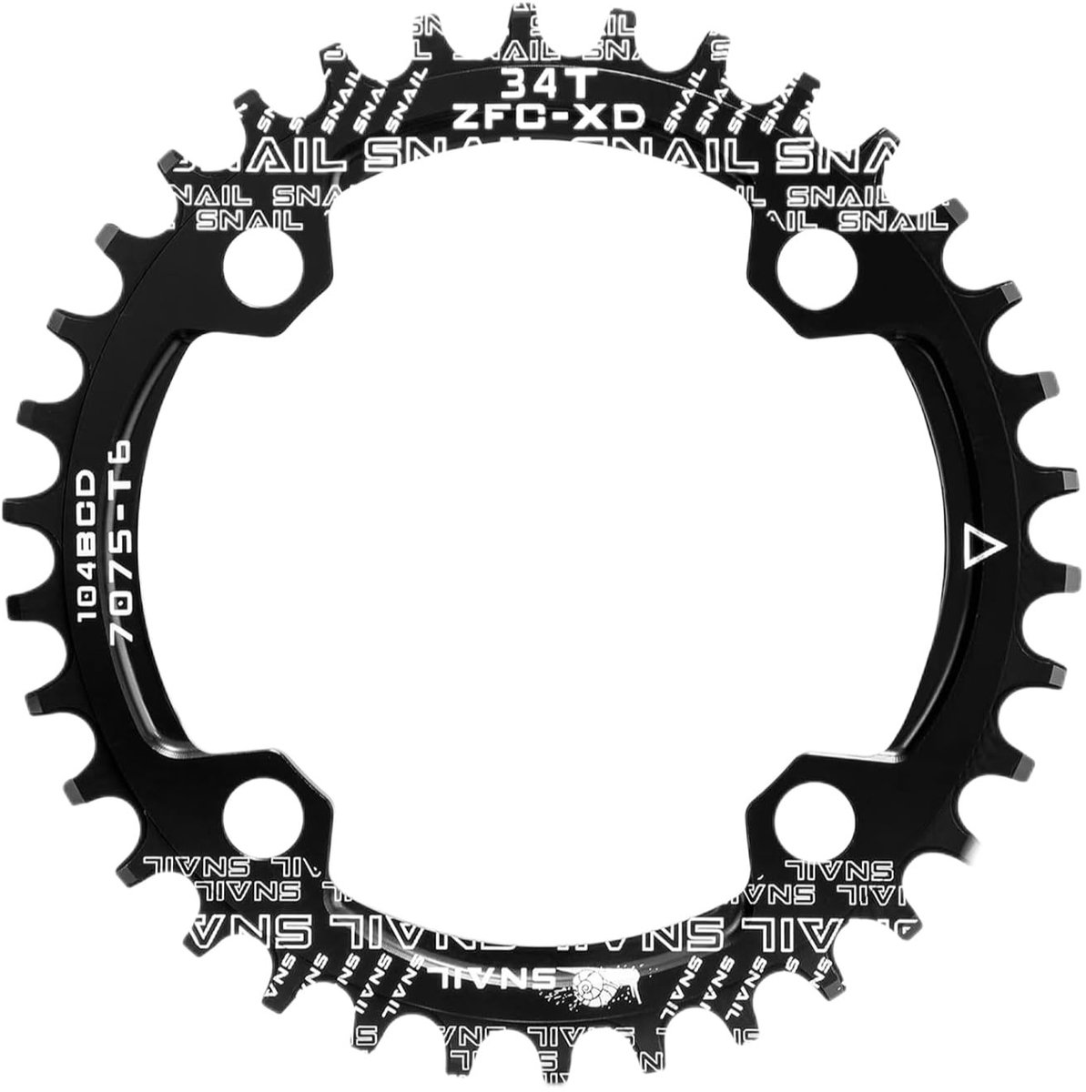 Dailygoods - Ronde Fietskettingblad 104 BCD voor Diverse Fietsen