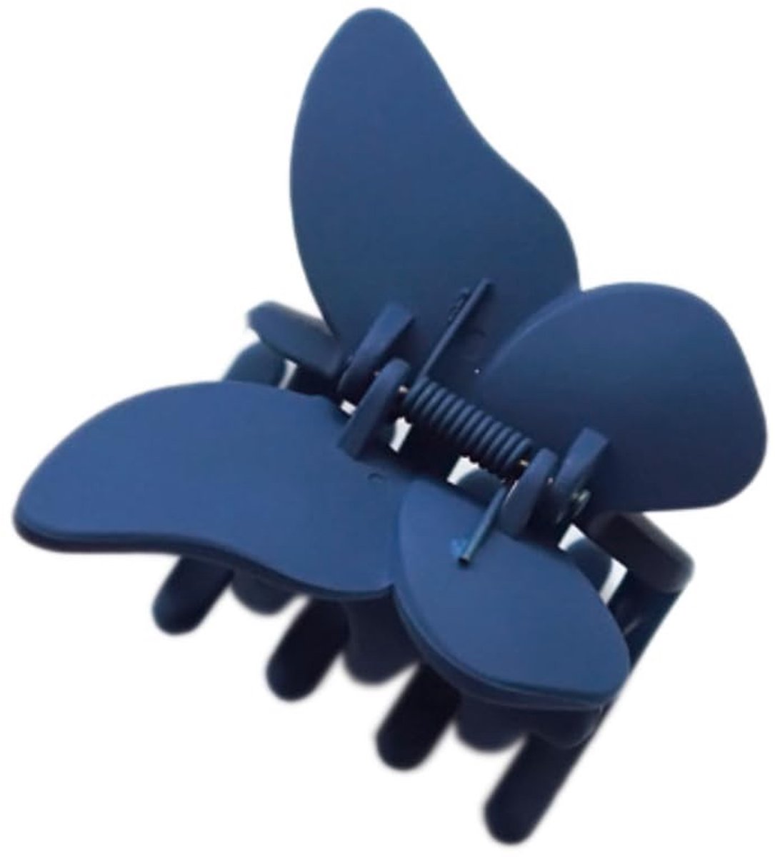 Dailygoods - Set van 2 Vlinder Haarclips voor Dames, Marineblauw