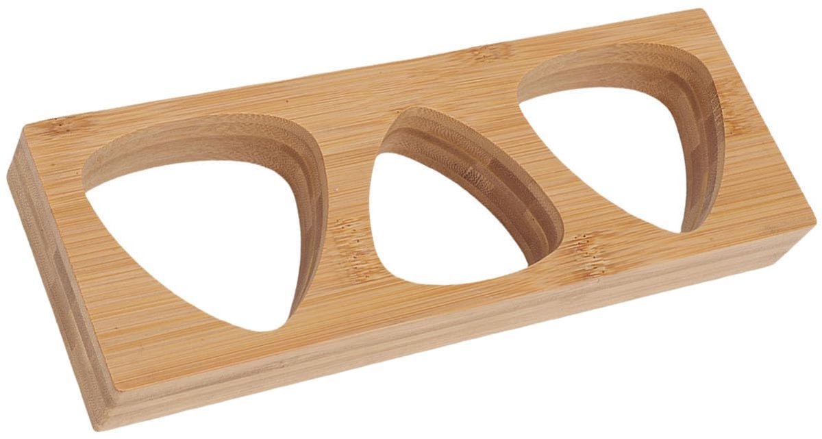 Dailygoods - Houten Onigiri-vorm met 3 Holtes voor Sushi