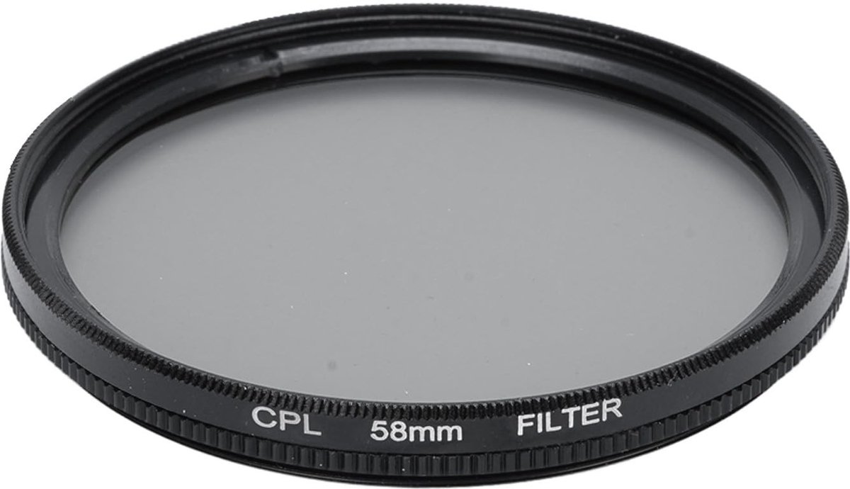 Dailygoods - Circulaire Polarisatiefilter voor Camera met Opslagcase