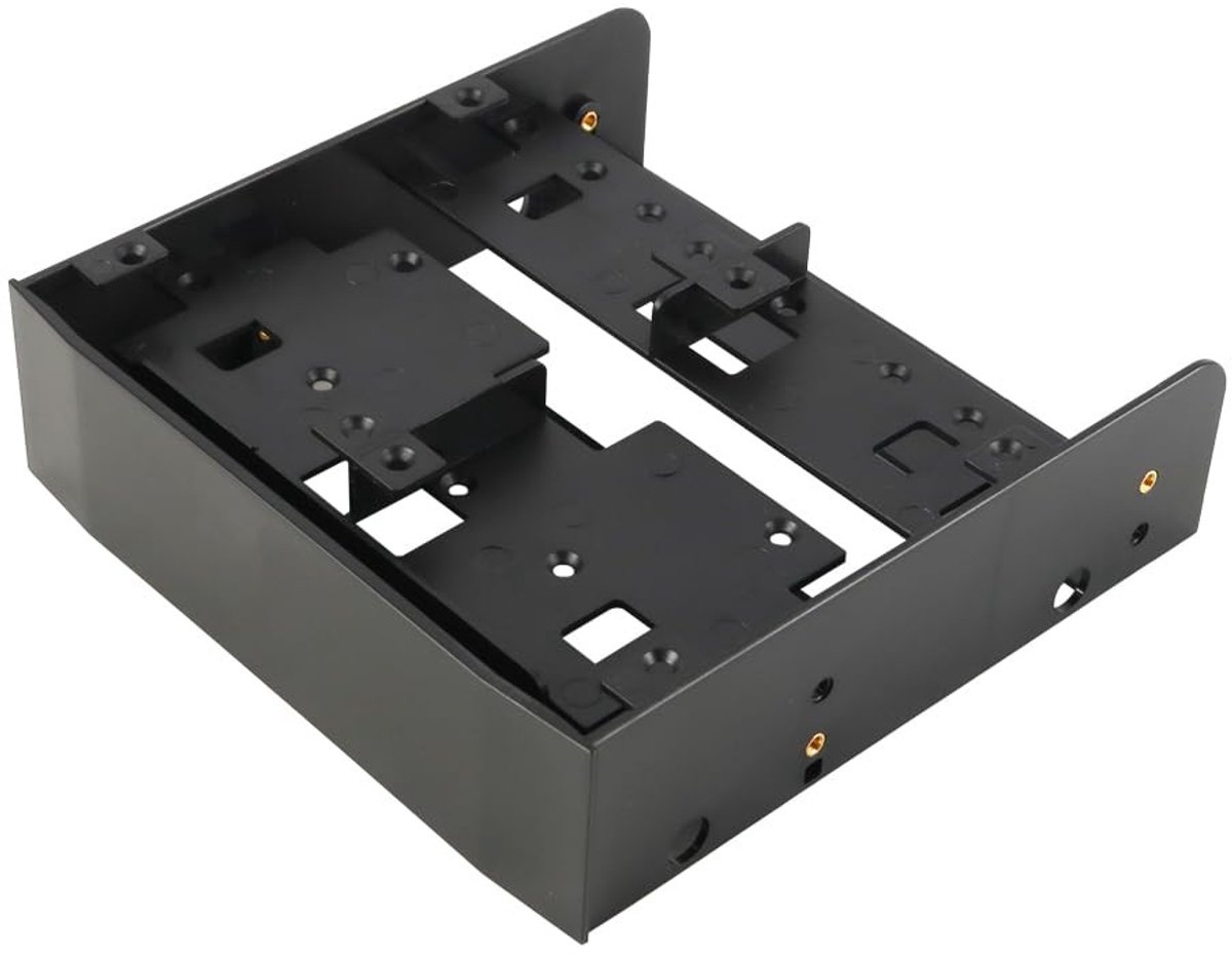 Dailygoods - Harde Schijfhouder voor Floppydiskcomputers, 5,25-inch naar 3,5-inch