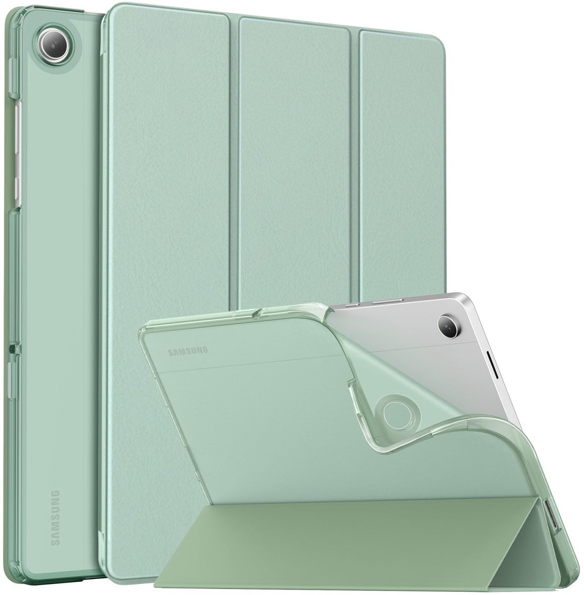 Dailygoods - Beschermhoes voor Samsung Galaxy Tab A11+/A9+ met Soft TPU Achterkant