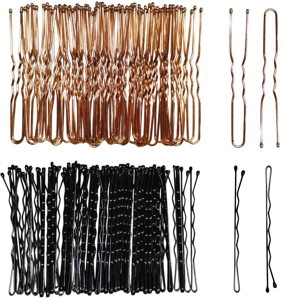 Dailygoods - 200 Stuks Haarspelden voor Diverse Haartypes