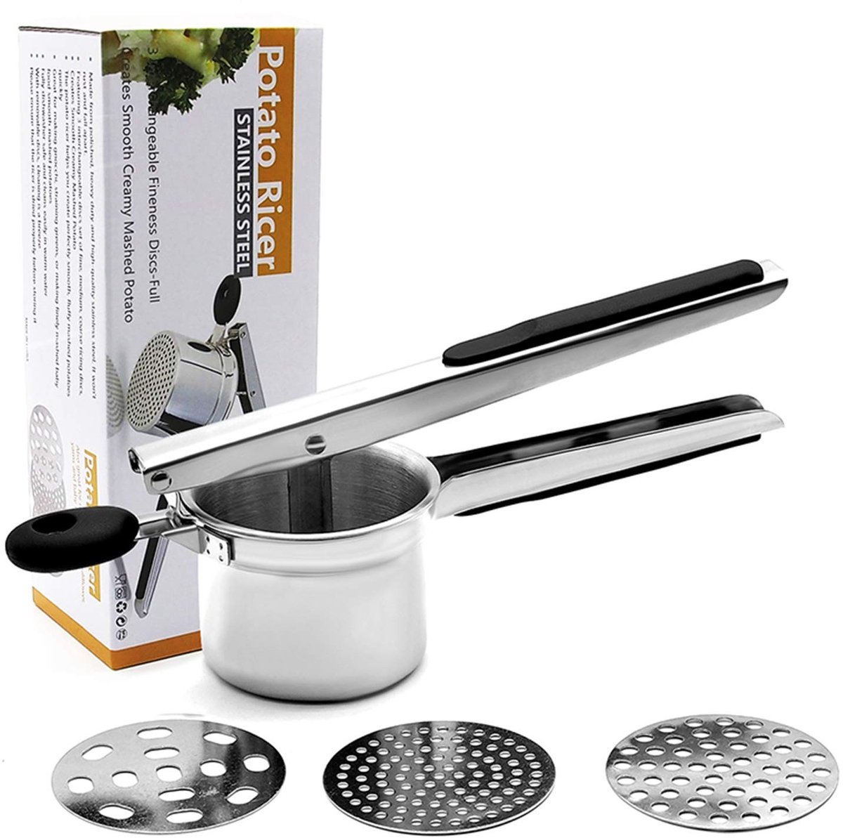 Dailygoods - Professionele Aardappelpers met Verwisselbare Schijven