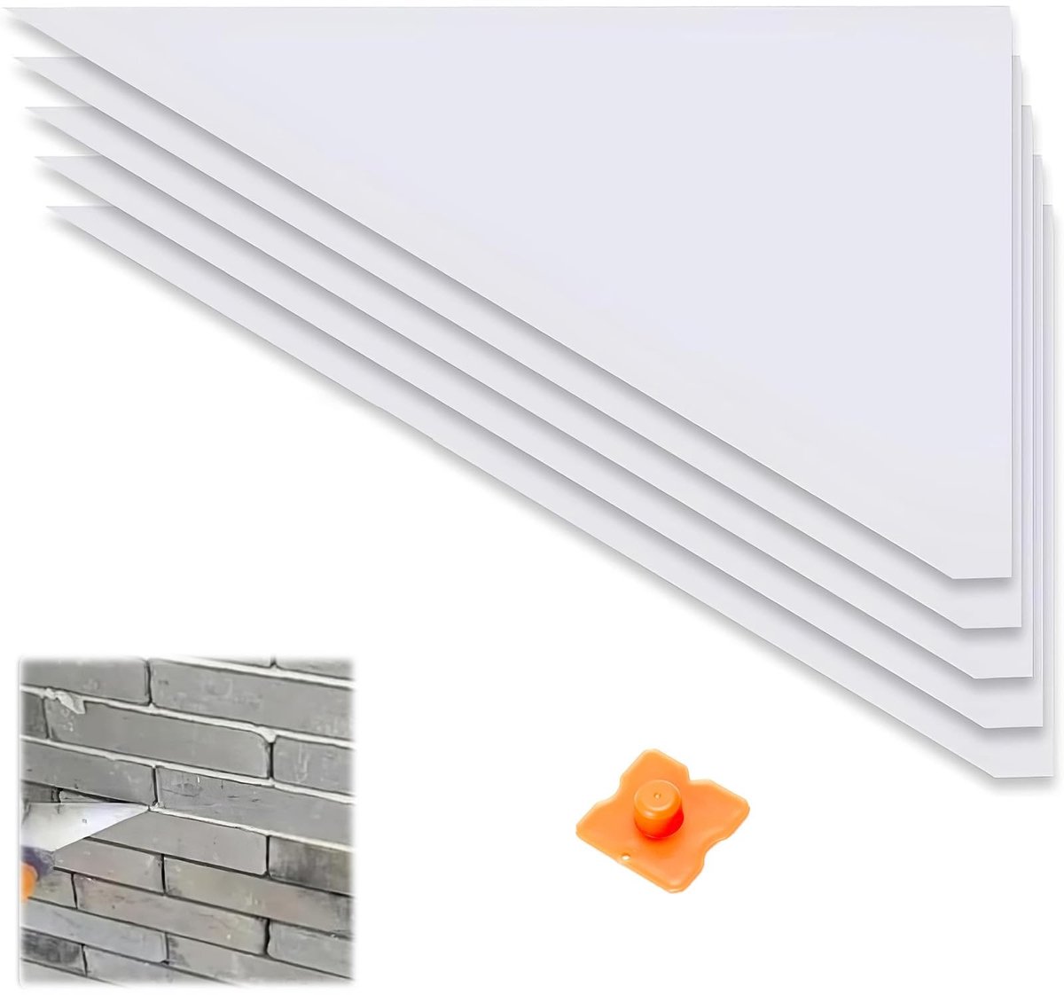 Dailygoods - Set van 5 Voegzakken met Spatel voor Keuken en Badkamer