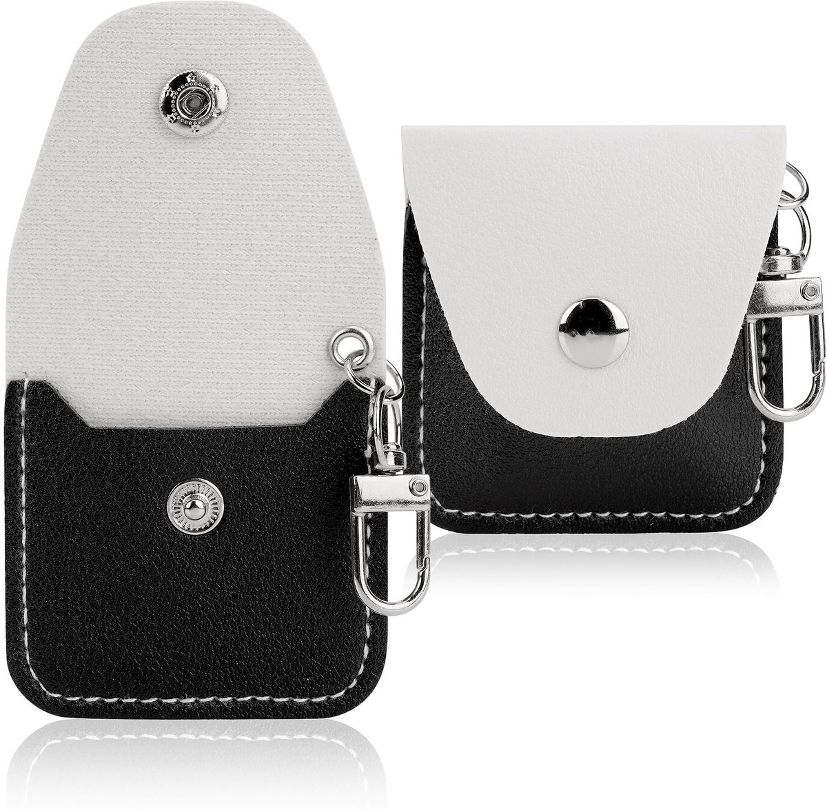 Dailygoods - Set van 2 Vegan Lederen Opbergtassen voor Kleine Voorwerpen