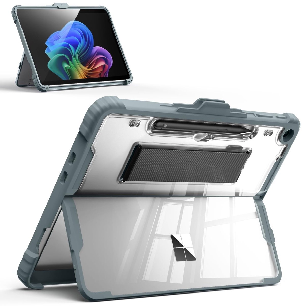 Dailygoods - Robuuste Transparante Beschermhoes voor Microsoft Surface Pro 12 inch