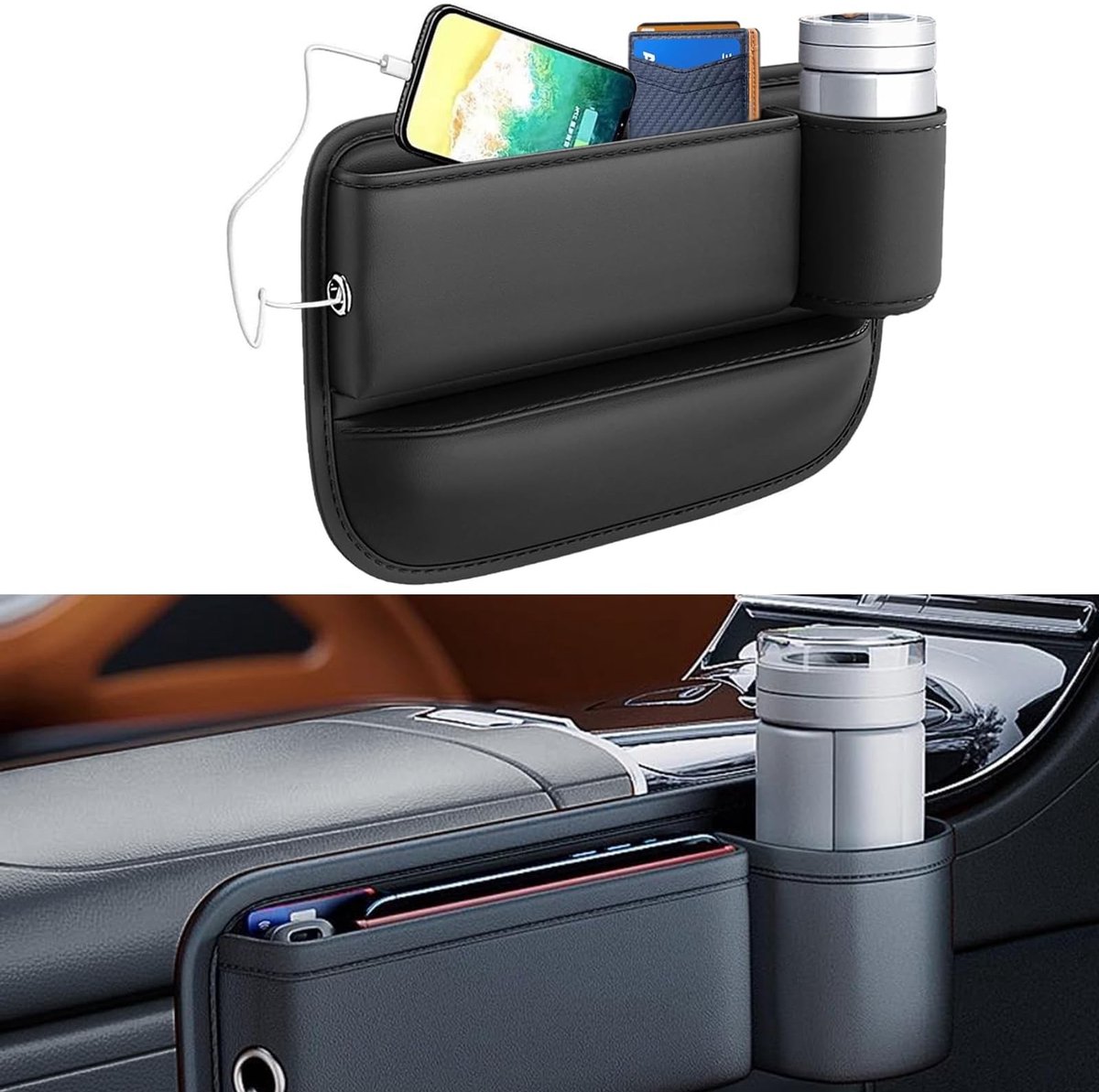 Dailygoods - Universele Auto-Organizer voor Middenconsole - Praktisch en Ruimtelijk