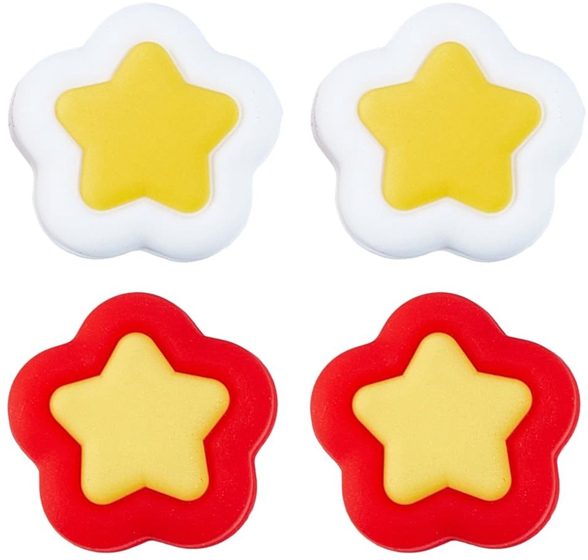 Dailygoods - 4 Stuks Siliconen Joystick Caps voor Gamepad Accessoires