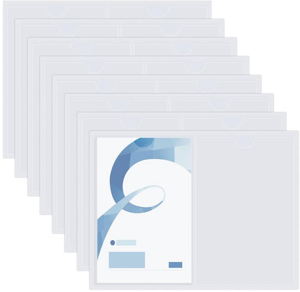 Dailygoods - 16 Stuks A5 Zelfklevende Display Zakken