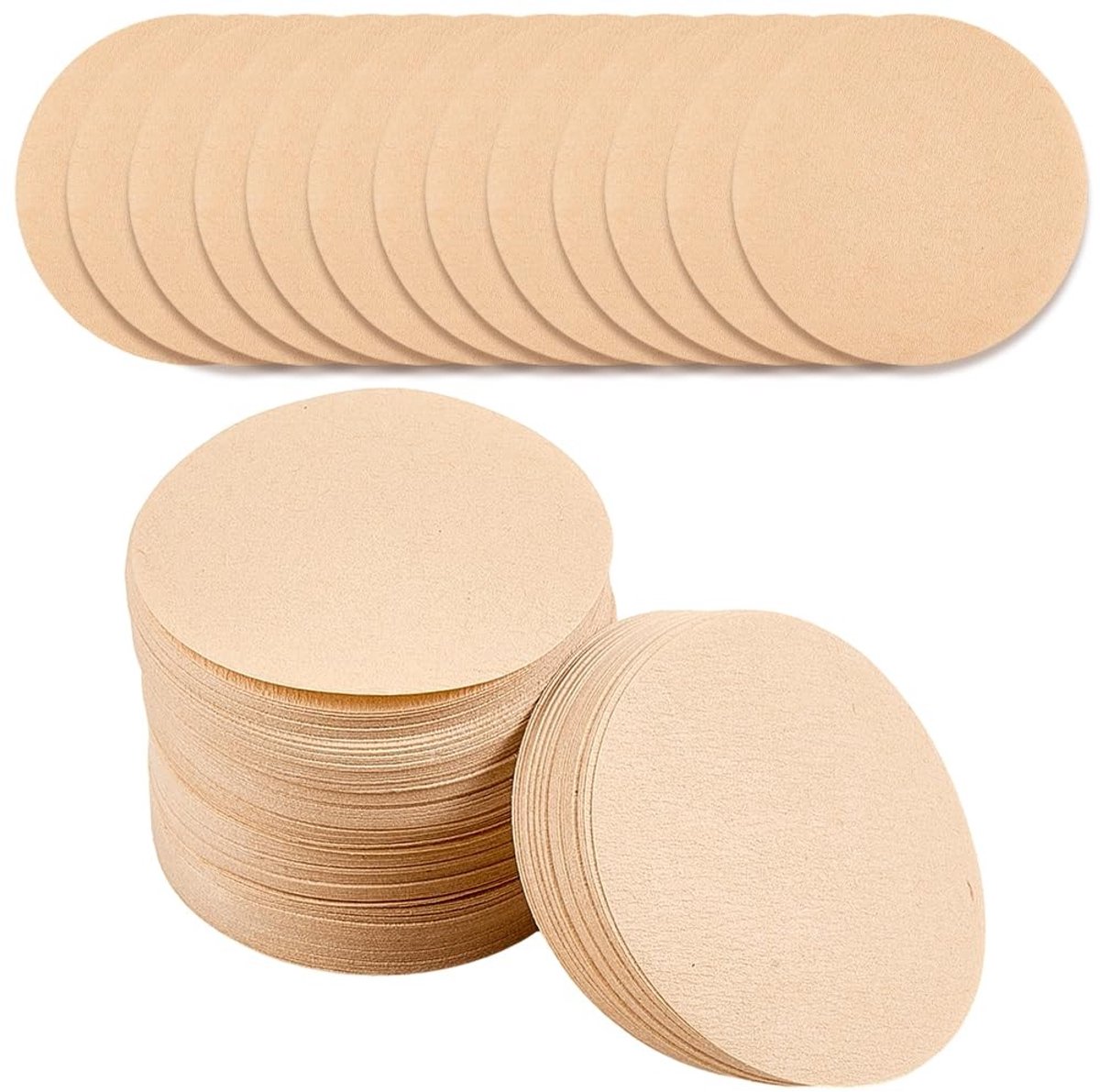Dailygoods - 800 Stuks Ronde Koffiefilters voor Koffiezetapparaat