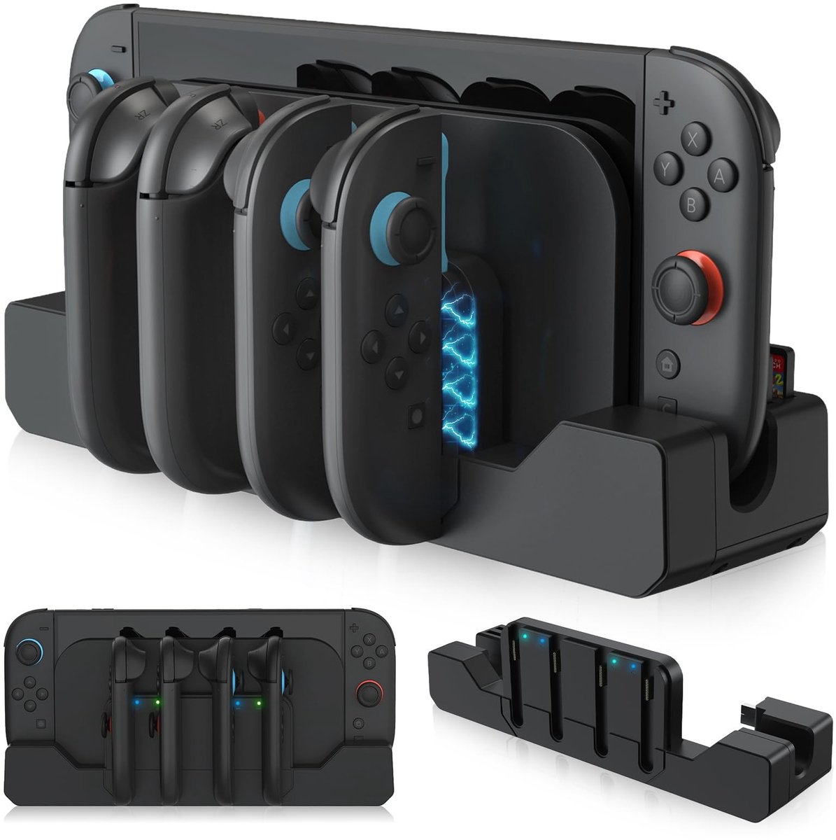 Dailygoods - Laadstation voor Nintendo Switch 2 met 4 Poorten