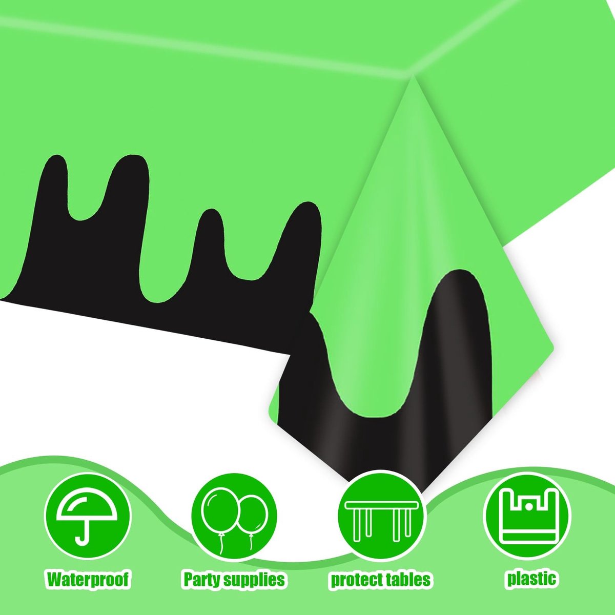 Dailygoods - Spook Tafelkleden Set van 5 voor Halloween Decoratie