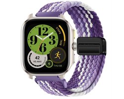 Dailygoods – Magnetische Riem van Zacht Gevlochten Nylon voor Amazfit Cheetah Square