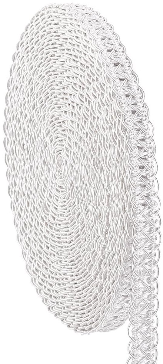 Dailygoods - Innovra - Dailygoods - 12 m Polyester Gevlochten Kanten Rand voor Decoratie