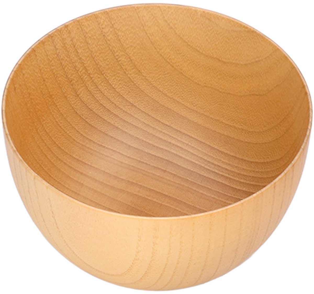 Dailygoods - Houten Keukenkom voor Noten en Snacks, Diameter 13 cm