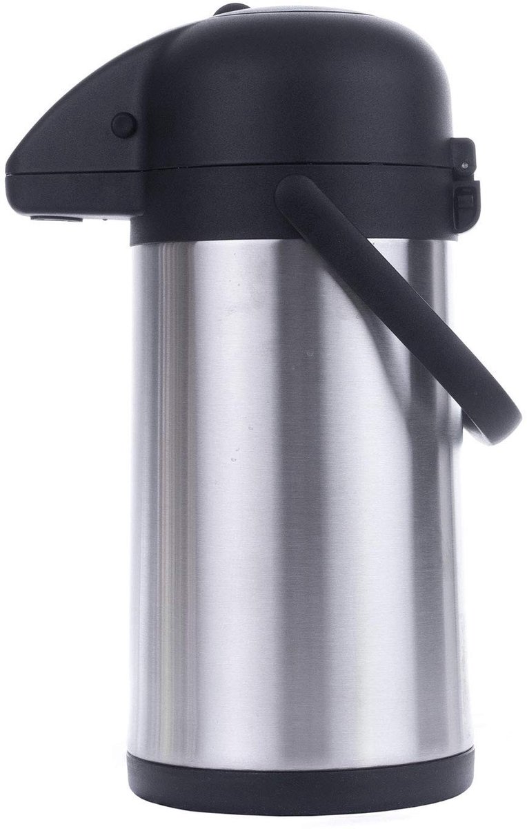 Dailygoods - Thermokan 2,2 L RVS Isoleerkan voor Koffie en Thee