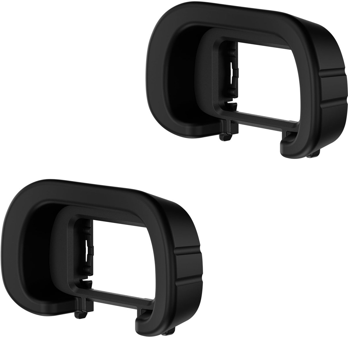 Dailygoods - Set van 2 Zachte Siliconen Oogschelpen voor Camera