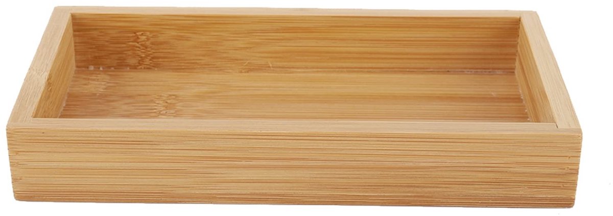 Dailygoods - Bamboe Serveerlade voor Desserts en Fruit met Verdikte Rand
