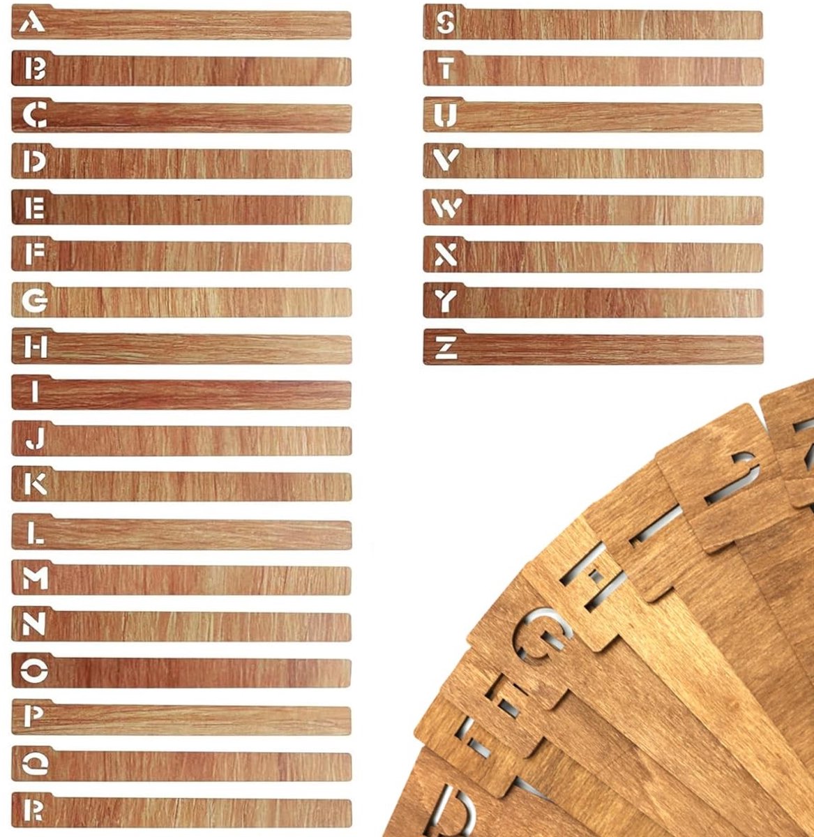 Dailygoods - 26 Stuks Record Dividers voor Vinylplaten en CD's