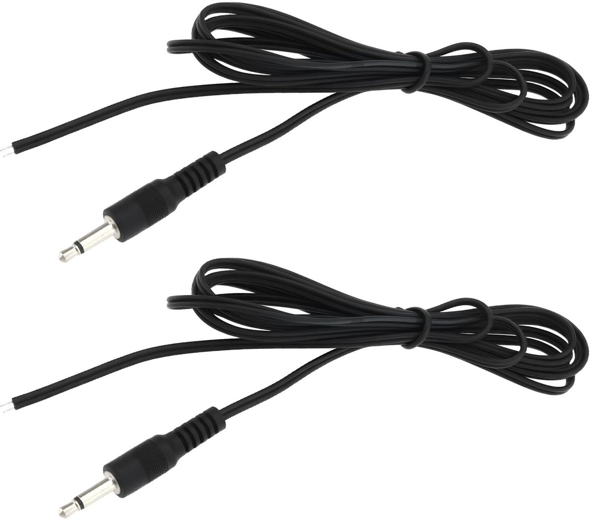 Dailygoods - 2x 3.5mm Mono/Plug Jack Connector Audio Kabel