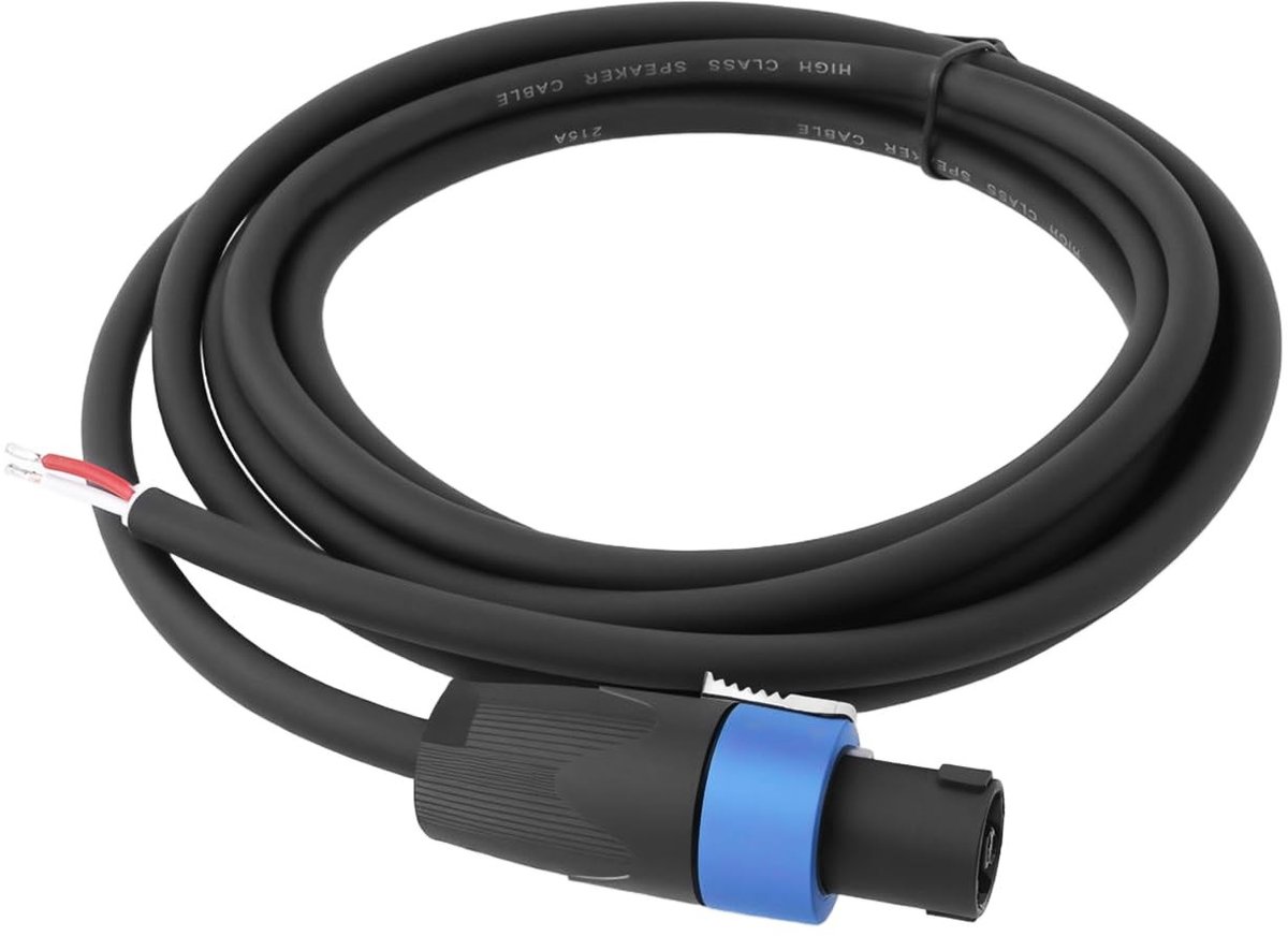 Dailygoods - Speakon naar Blote Draad Luidsprekerkabel 3 m