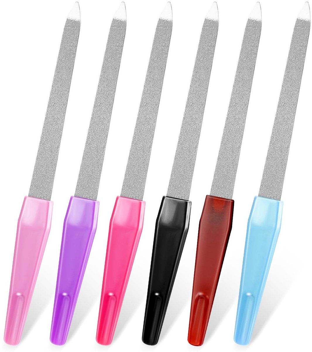 Dailygoods - Cosensi - Dailygoods - 6 Stuks Dubbelzijdige Nagelvijlen voor Manicure en Pedicure
