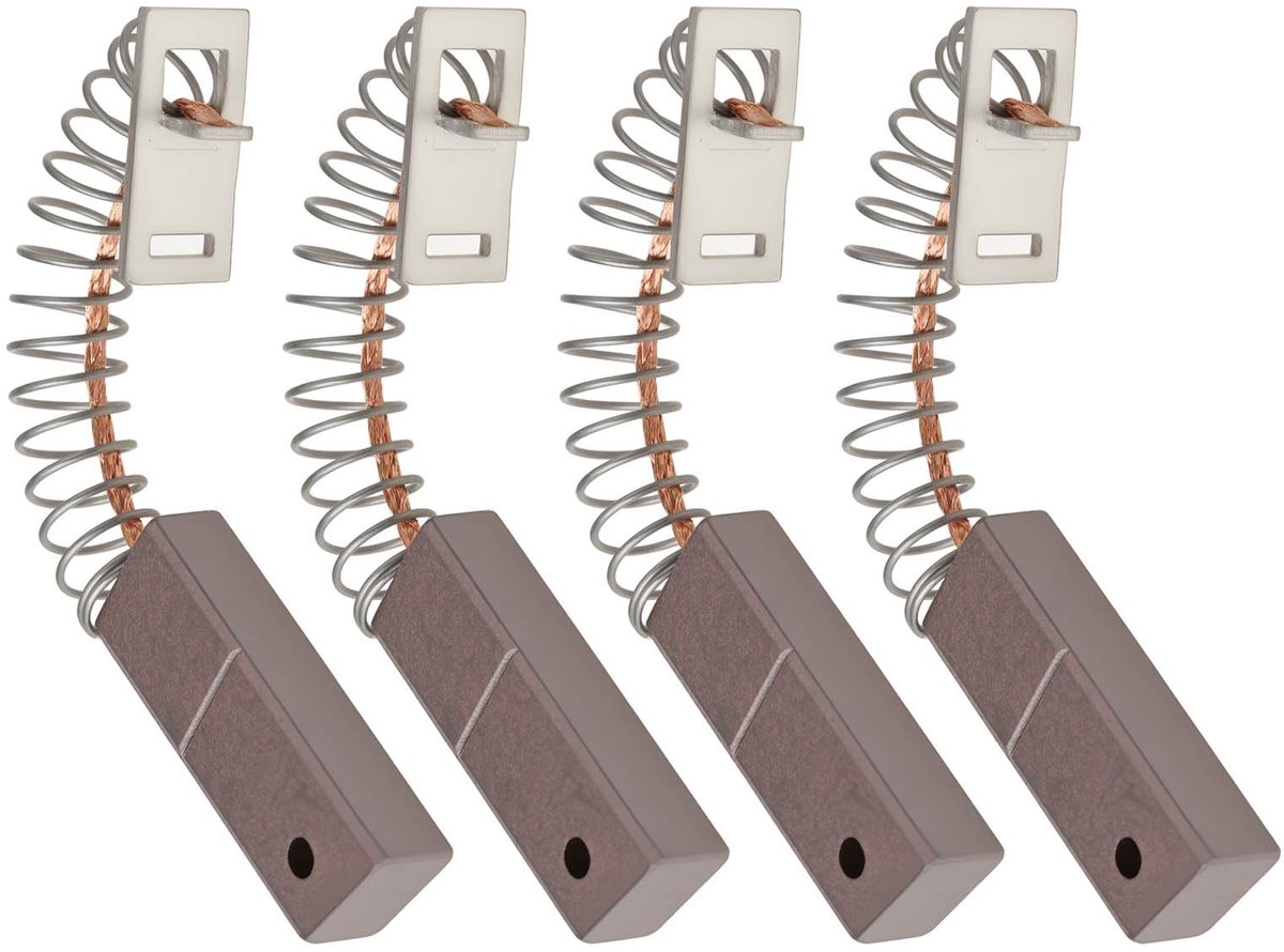 Dailygoods - 4 stuks Metalen Dynamo Borstels voor Mitsubishi