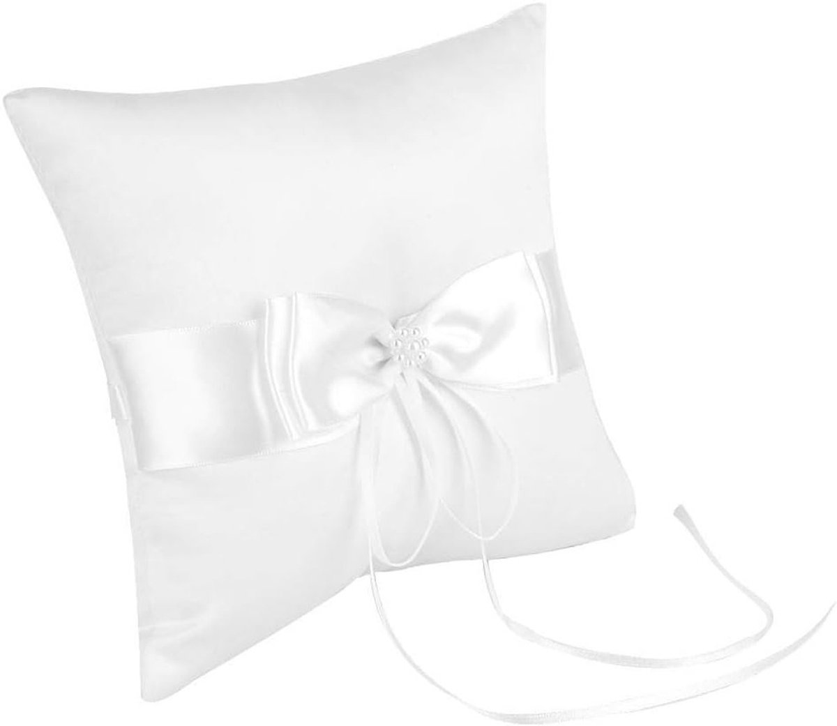 Elegante ringkussen voor bruiloften, ideaal voor het tonen van ringen, sieraden en accessoires, perfect als trouwcadeau (20*20CM)