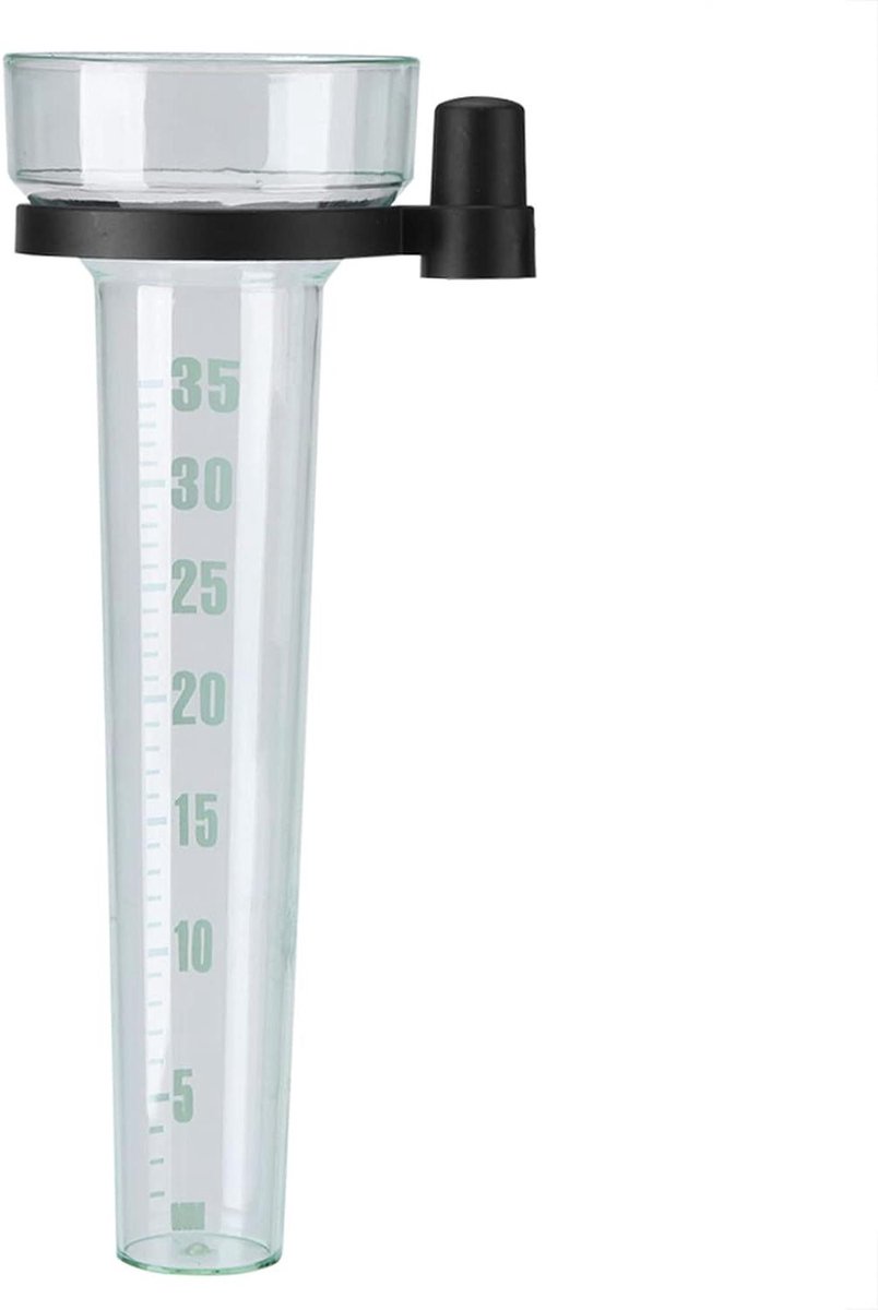 Regenmeter Kunststof - Regenmeter Tuin - Nauwkeurig Meten - Duurzaam Ontwerp - 35 Mm Capaciteit - Lichtgroen