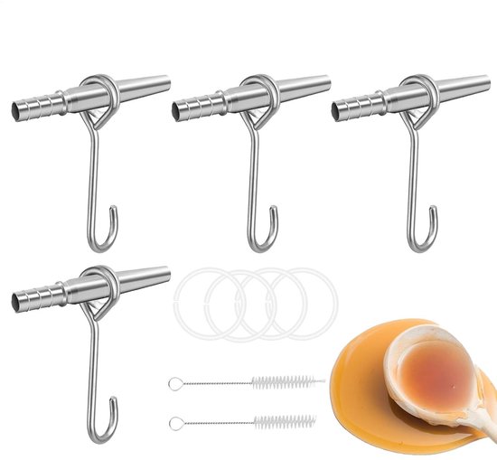 Sap Tapping Kit - Kraan Set - Sap Verzamelen - Roestvrij Staal - 4 Delig - Veelkleurig van SAP — afbeelding 5