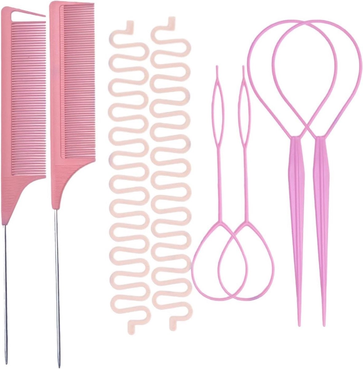 Haarstyling Tools - Vlecht Styling Tool - Snel Kapsels Maken - Zacht voor Hoofdhuid