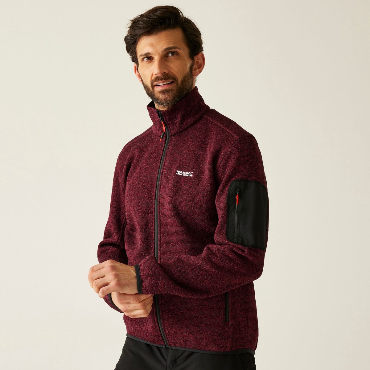 Newhill isolerend rekbaar fleece vest voor heren Rood