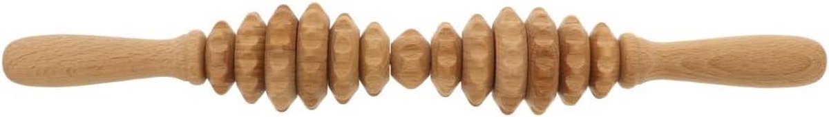 Massageapparaat Hout - Spierroller - Spieren Ontspannen - Duurzaam Beukenhout - 40 cm - Natuurlijk