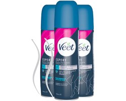Veet Ontharingsspray - Gevoelige huid - 150ml x3 - 3 stuks