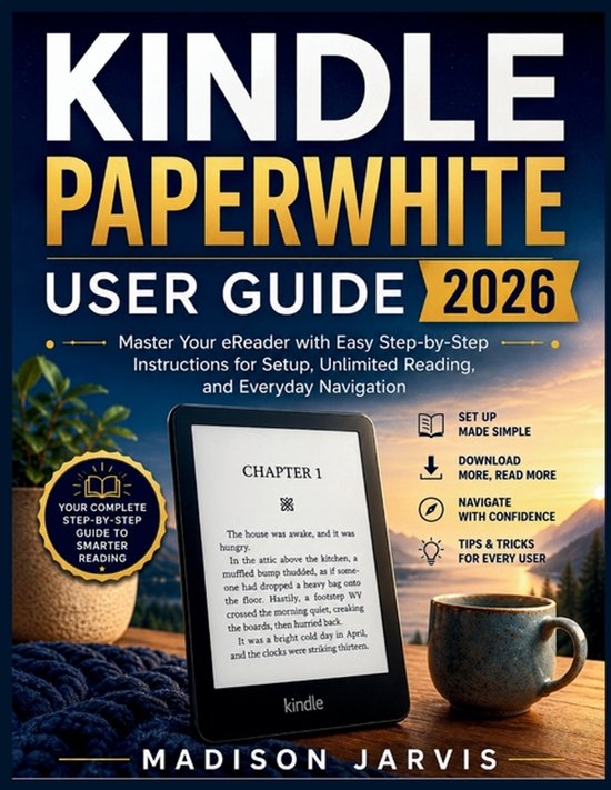 Kindle Paperwhite User Guide 2026 - cover