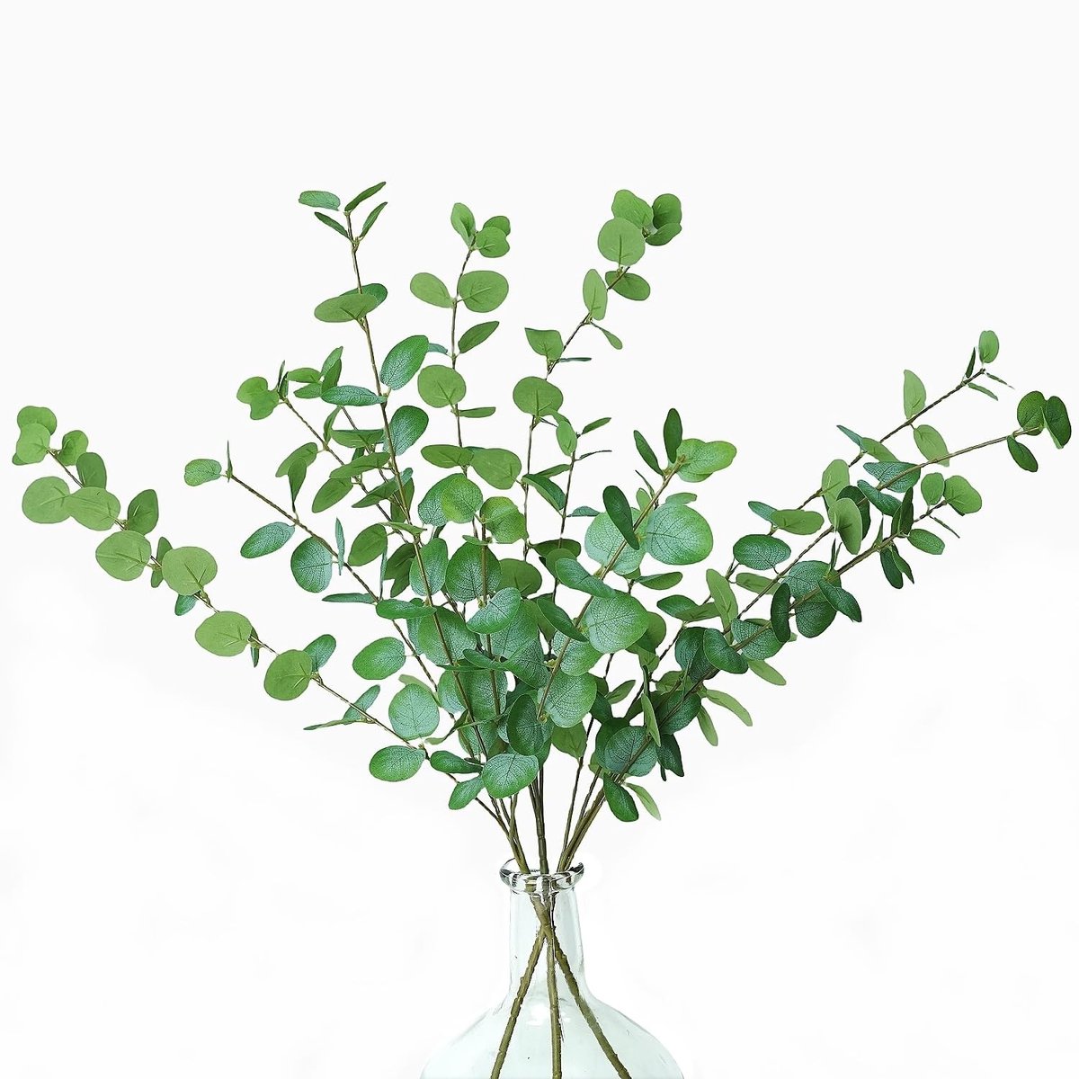 Dailygoods - Dailygoody - Kunstmatige Eucalyptus Stengels - Decoratieve Planten - Herbruikbaar en Onderhoudsvriendelijk - Groen - Perfect voor Bloemstukken - Binne..