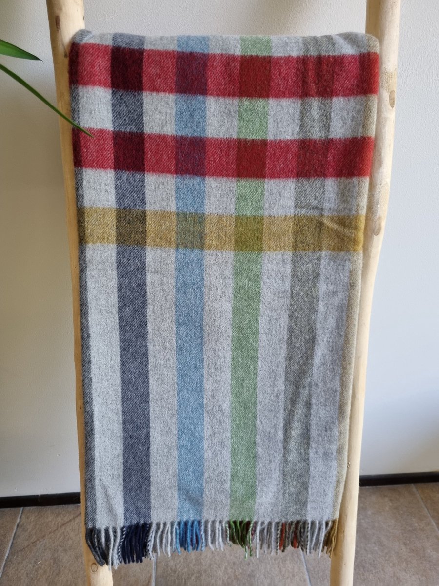 Wollen Plaid - HENLEY Grey (Merino) 140x185cm - Bronte x Plaids.shop