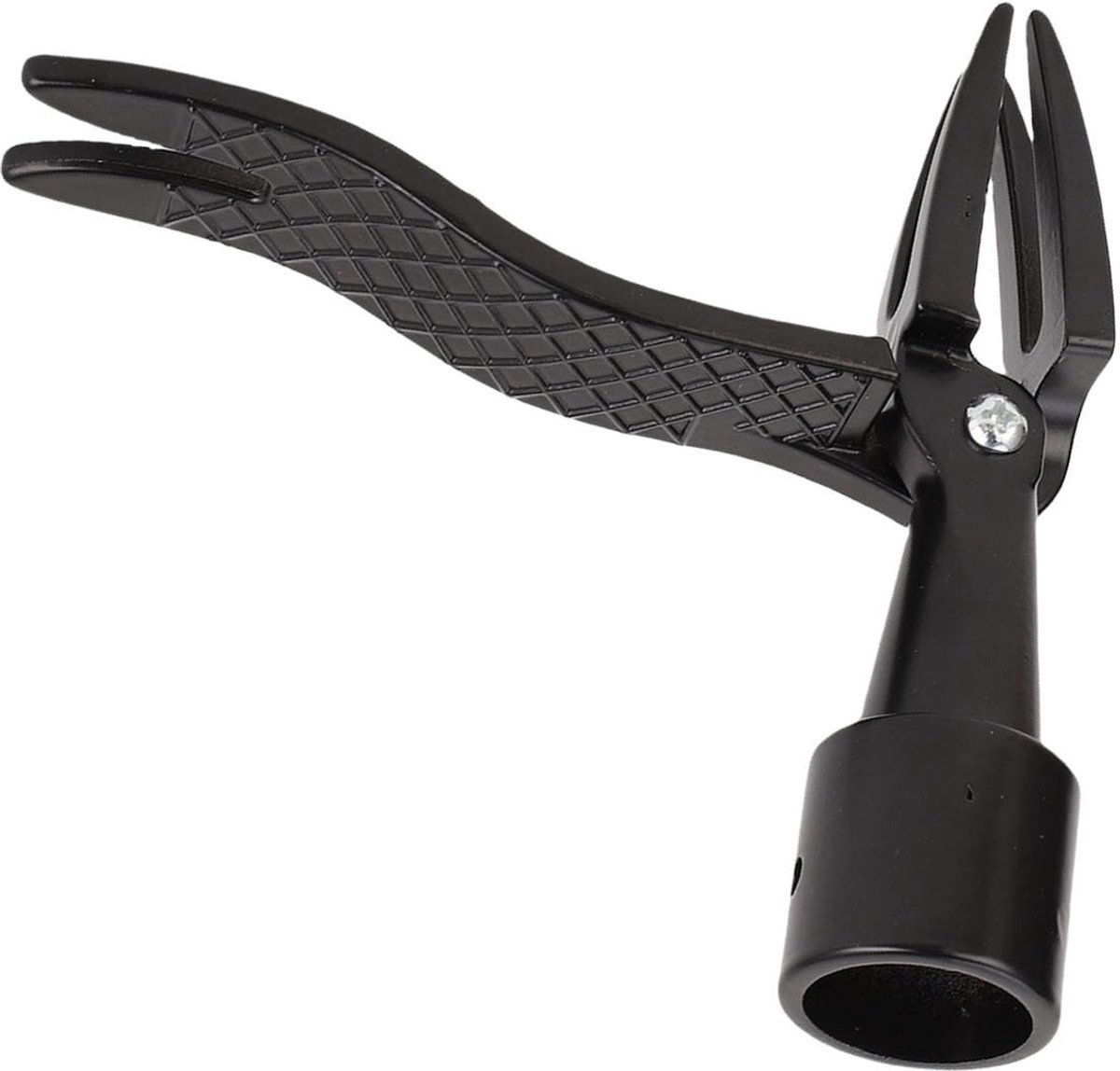 Dailygoods - Cosensi - Dailygoods - Dailygoody - Opstaande Onkruidtrekker - Draagbare Onkruidplukker - Antislipontwerp met 4 Klauwen - Zwart - Efficiënt Tuinieren - Geschikt voor Tuinlie