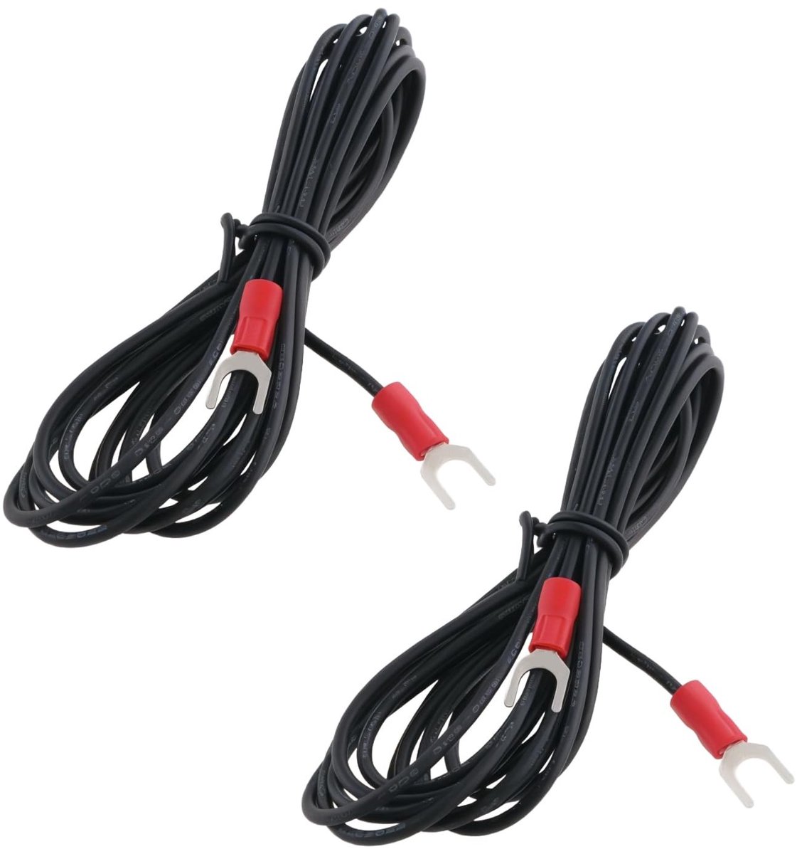 Dailygoods - Dailygoody - Phonograph Aarde Draad - 2m lengte - HiFi geluidskwaliteit - U-Type connectoren - Voor turntables - Geschikt voor audiophiles - 2x set