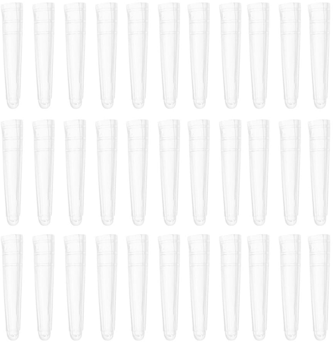 Dailygoods - Dailygoody - Pincettenset - Siliconen hoesjes - Milieuvriendelijk en zacht - Transparant - Pincetaccessoires - Ideaal voor wimperpincetten - 150 stuks