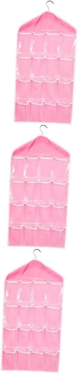 Opbergzak Organizer - Kastvakken - Kleding Sorteren - Grote Capaciteit - 16 Vakken - Roze